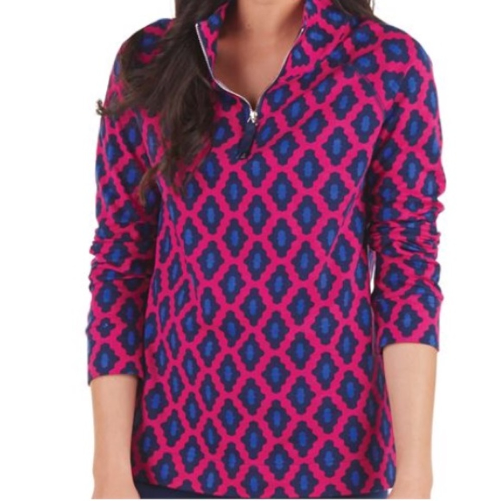 Long Sleeve, quarter zip pullover sweater - Picture 4 of 4